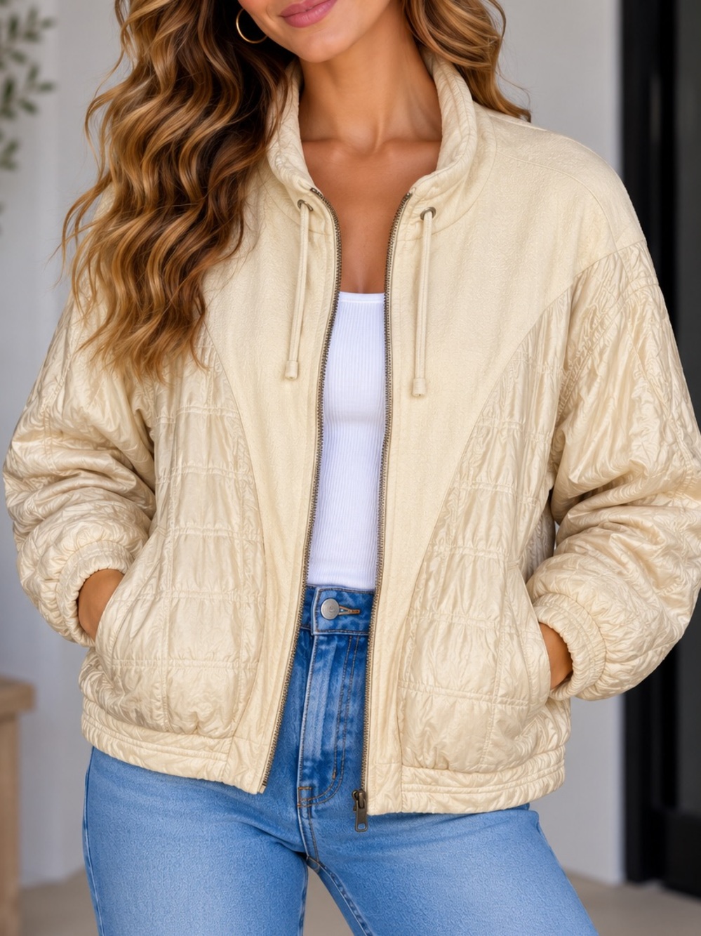 Vintage Indications Silk Jacket